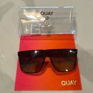 Brand NEW! Quay Nightfall tortoise shield 😎 sunglasses